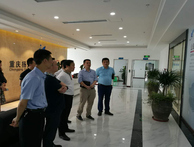 渝北區委常委、常務副區長秦文敏蒞臨我司考察指導
